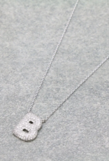 NECKLACE CZ INITIAL