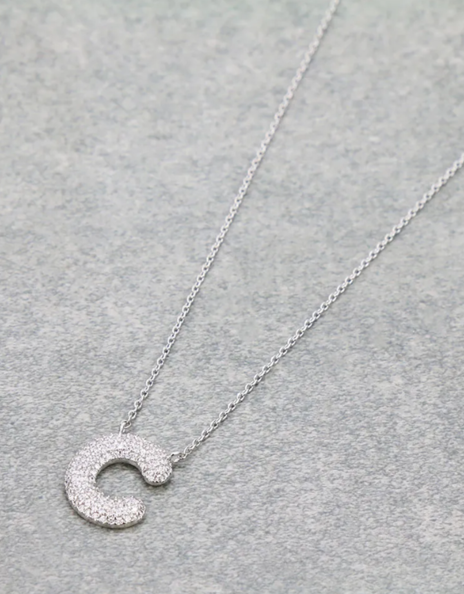 NECKLACE CZ INITIAL