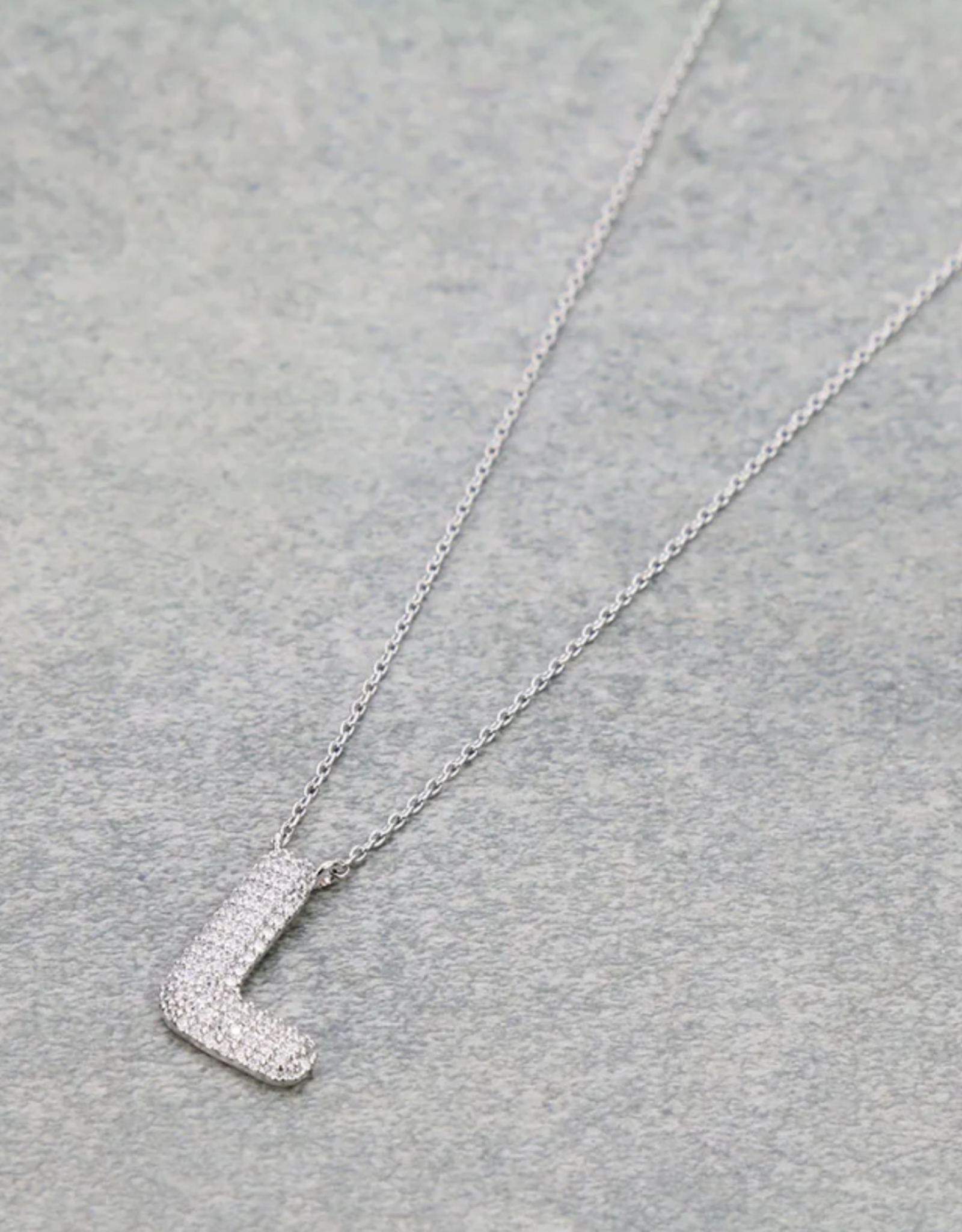 NECKLACE CZ INITIAL