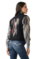 ARIAT JACKET WMS EMBROIDERED CHIMAYO BLK/GRY