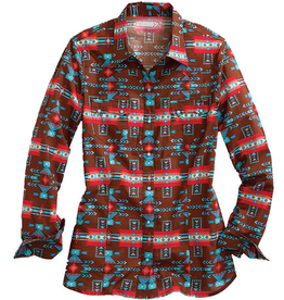 TIN HAUL SHIRT WMS TIN HAUL L/S AZTEC