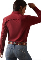 ARIAT SHIRT WMS ARIAT VENTTEK L/S POMEGRANATE