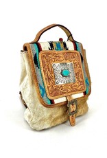 PURSE AMERICAN DARLING BACKPACK W/TOOLED LTHR CC