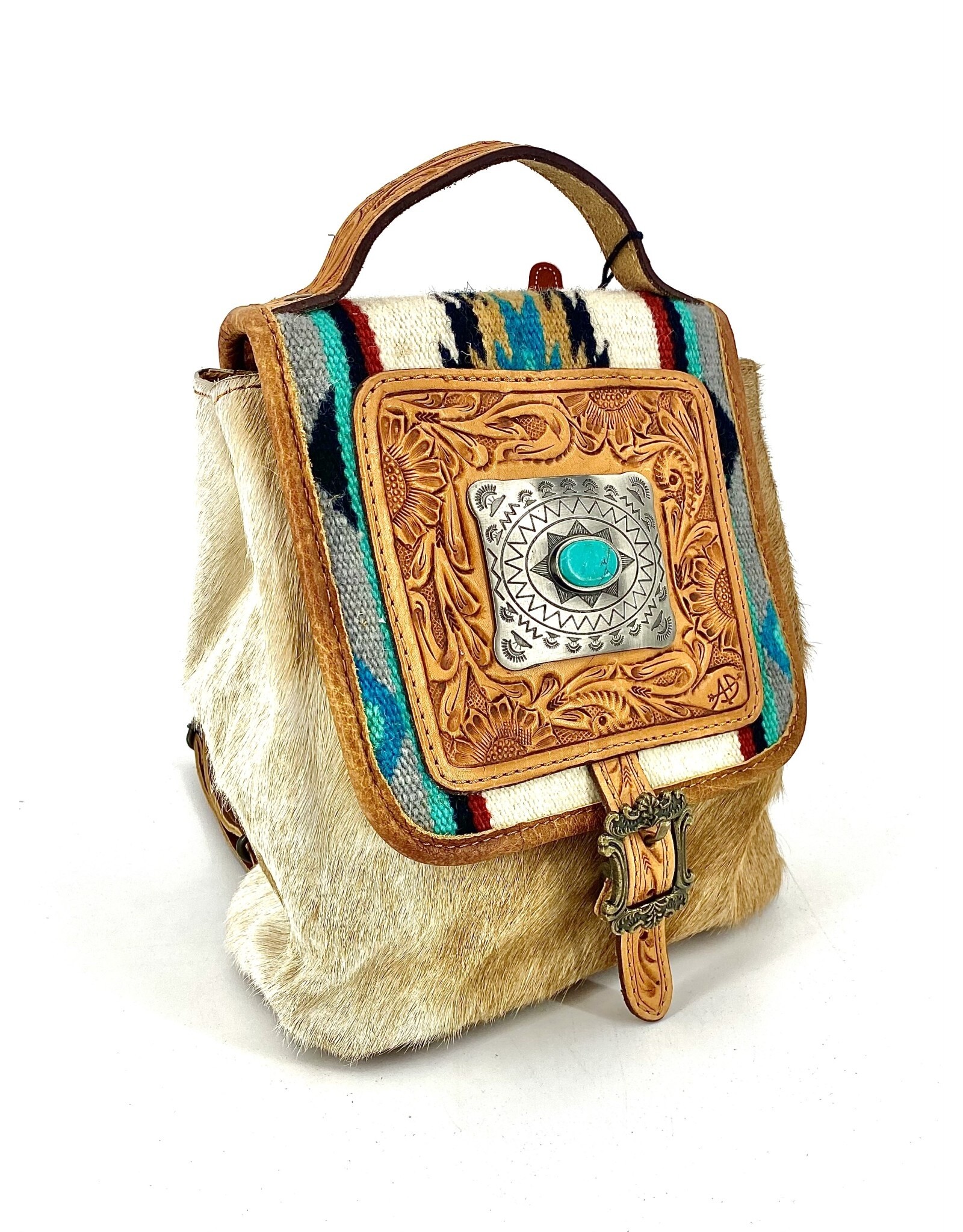 PURSE AMERICAN DARLING BACKPACK W/TOOLED LTHR CC