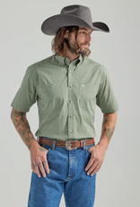 SHIRT MNS WRANGLER SS OLIVE GREEN