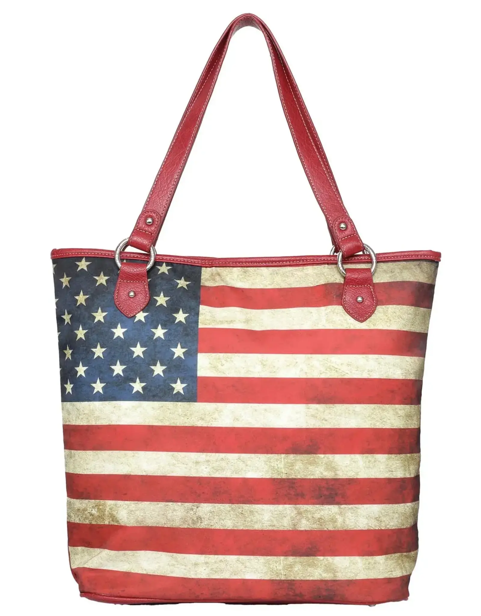 PURSE TOTE AMERICAN FLAG CONCEALED CARRY