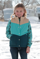 VEST GIRLS CRUEL TEAL