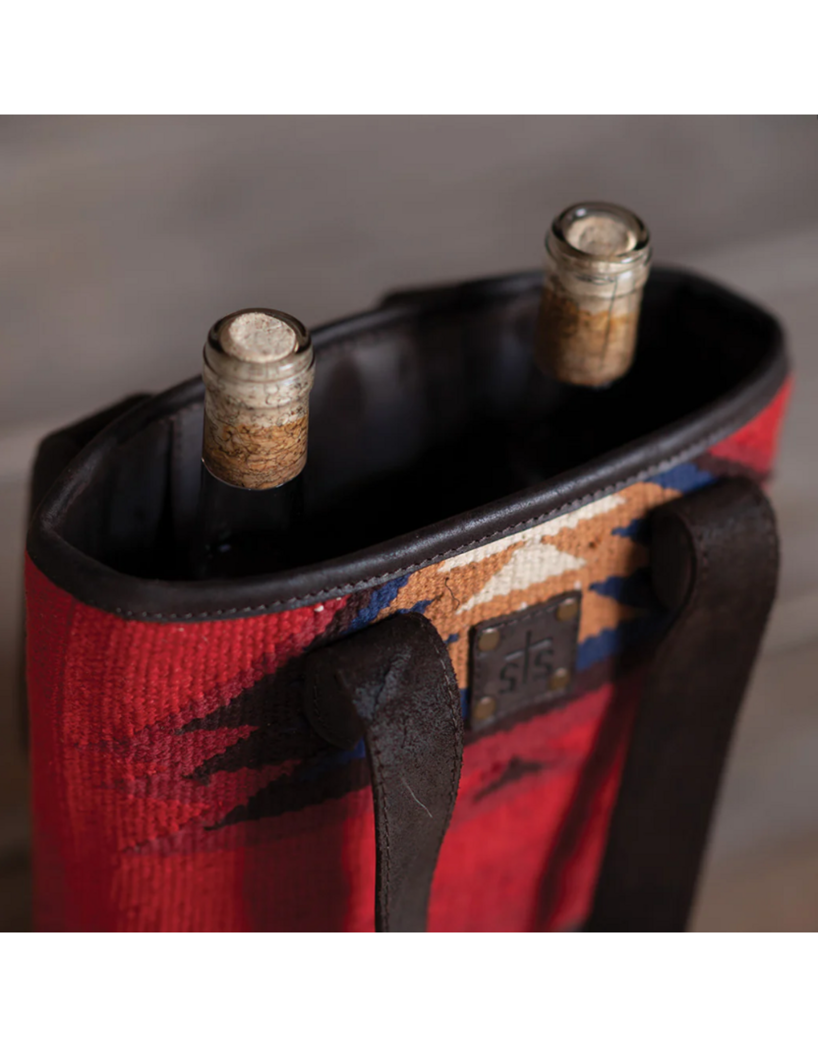 STS DOUBLE WINE BAG CRIMSON SUN