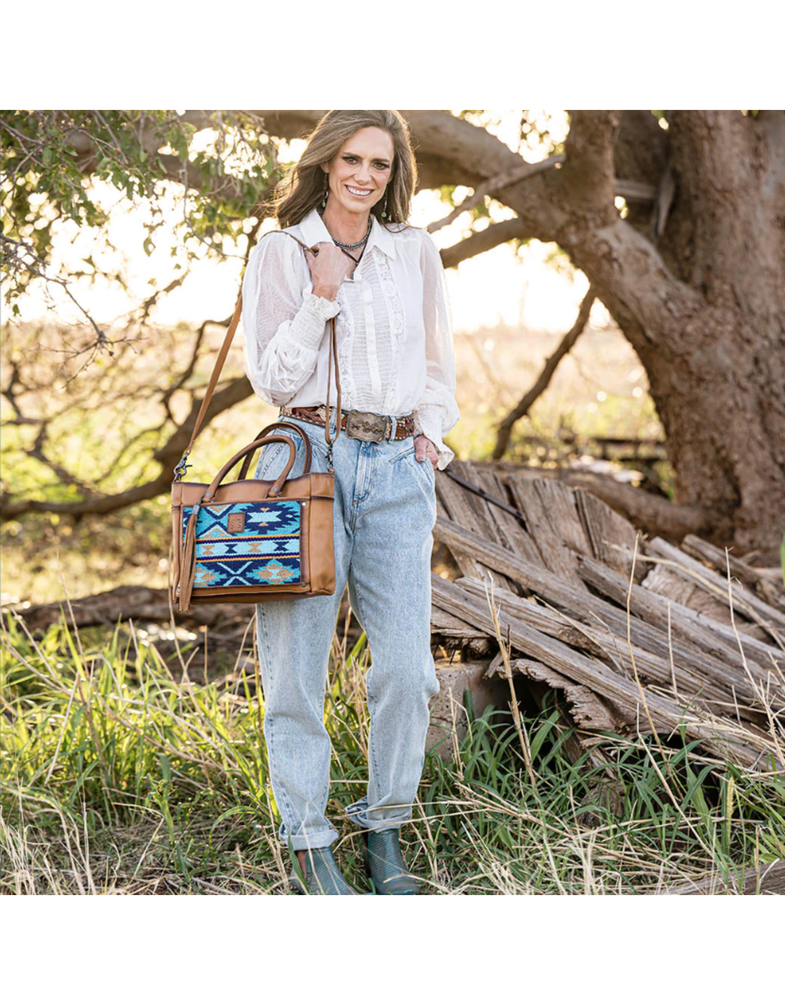 STS PURSE MOJAVE SKY SATCHEL