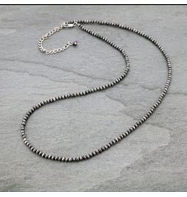 NECKLACE 4MM NAVAJO PEARL 26"