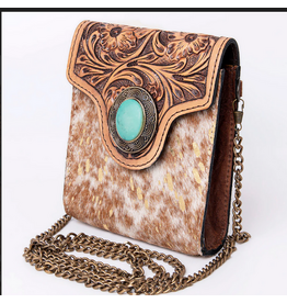 PURSE AD SMALL CROSSBODY HAIR ON HIDE