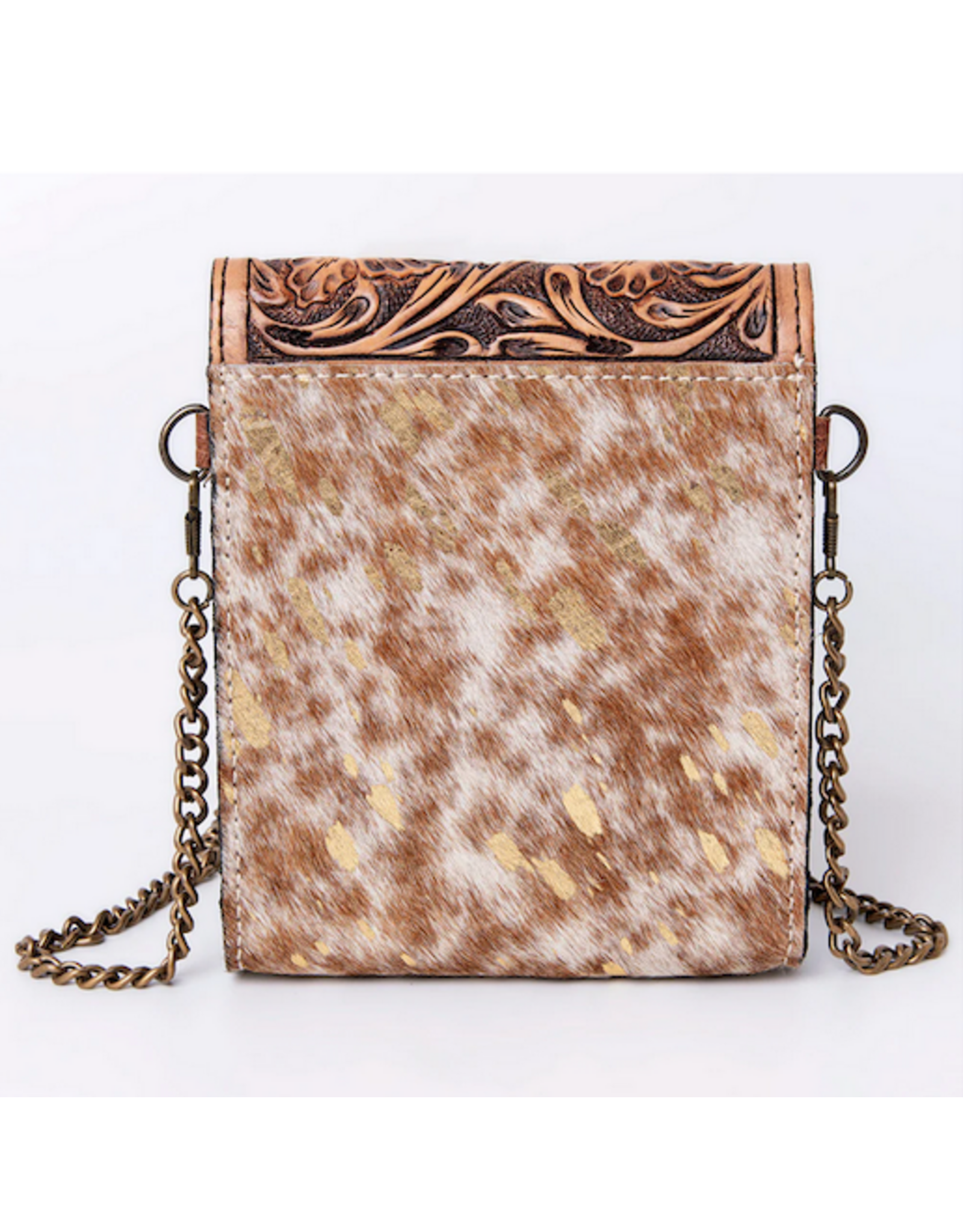 PURSE AD SMALL CROSSBODY HAIR ON HIDE