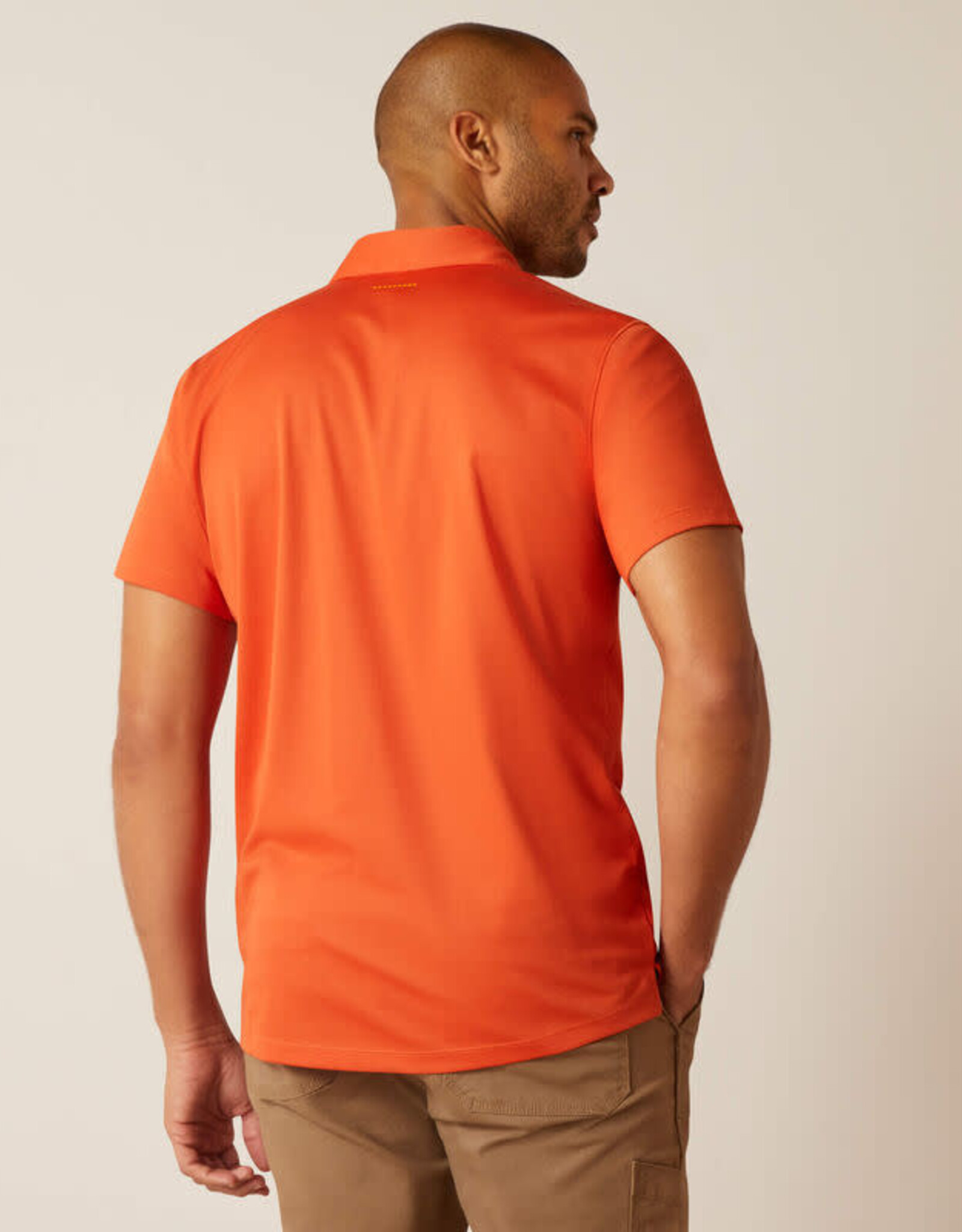 SHIRT MNS ARIAT POLO "ORANGE RUST"