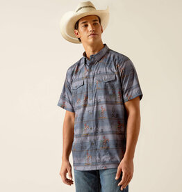 SHIRT MNS ARIAT SS VENTTEK WESTERN EBNY