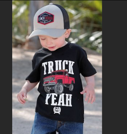 CINCH SHRT BOYS CINCH SS "TRUCK YEAH" BLACK