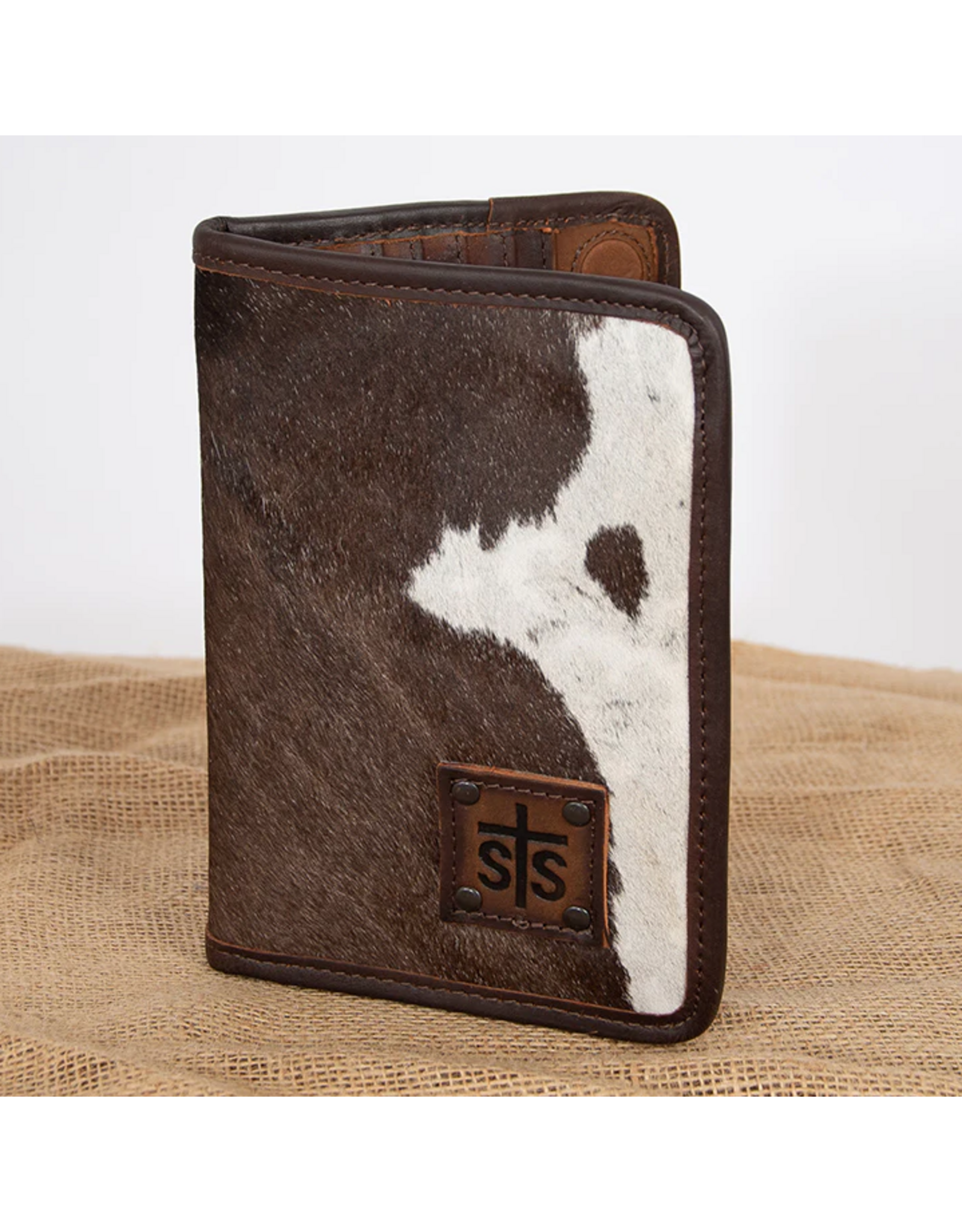 WALLET STS CLASSIC COWHIDE MAGNETIC CLUTCH