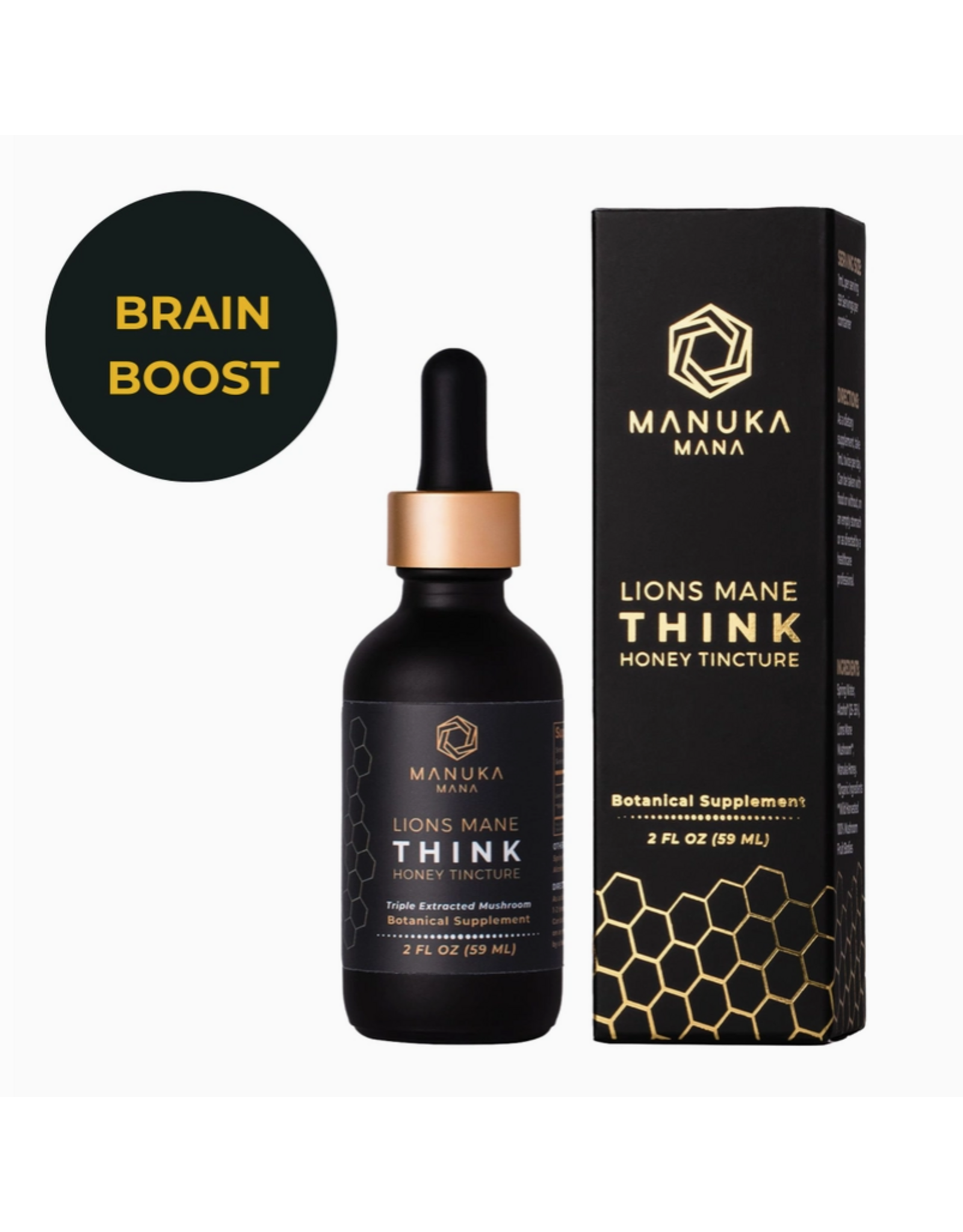 Manuka Mana MANUKA HONEY LIONS MANE THINK TINCTURE