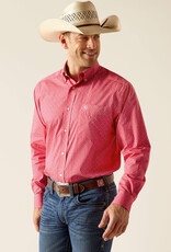 SHRT MENS ARIAT LS BRENNAN PINK FLORAL