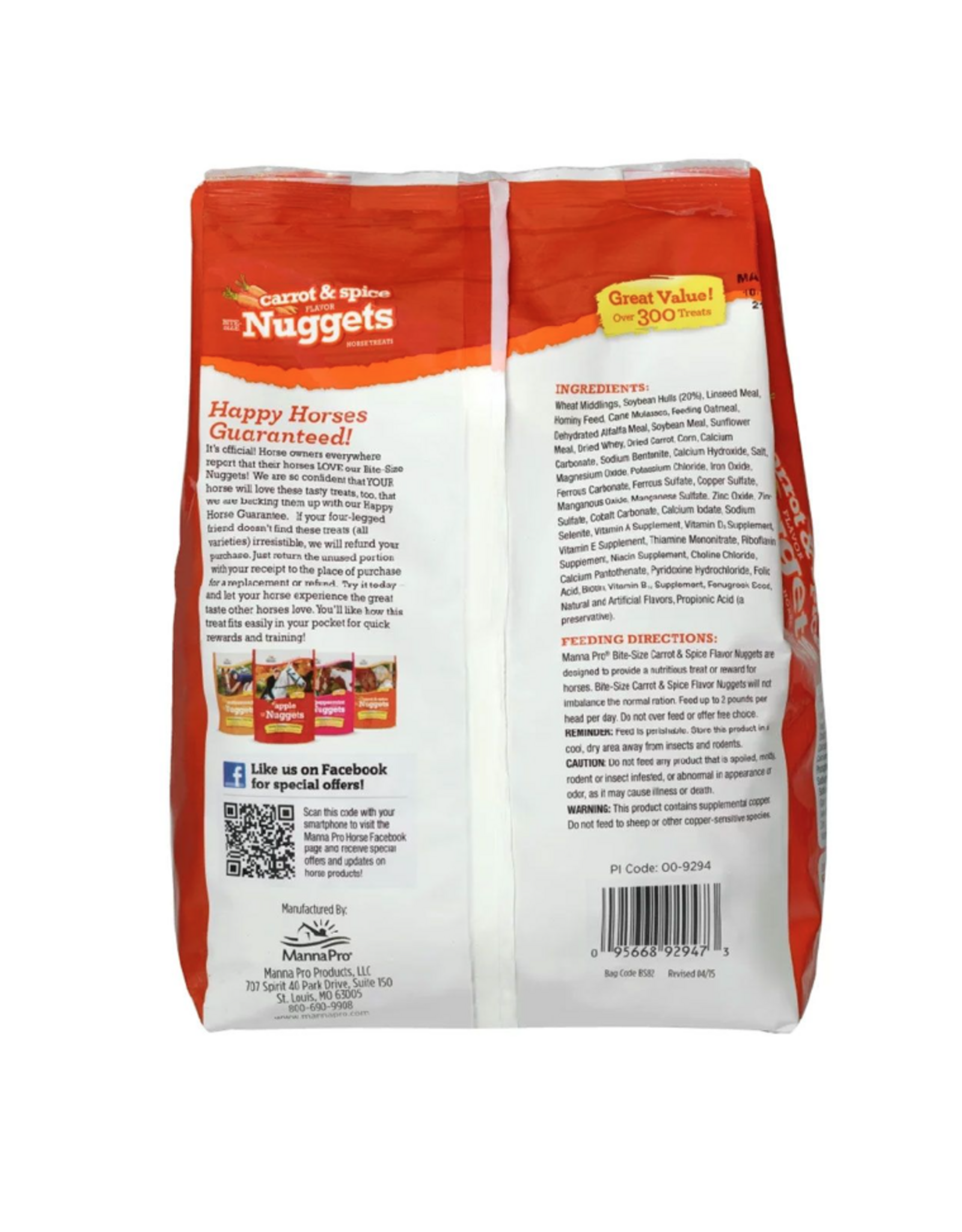 TREAT CARROT SPICE NUGGET 4 LB