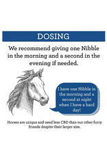 SUZIE'S CBD NIBBLES HORSE TREAT OAT & MOLASSES