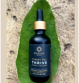 Manuka Mana TURKEY TAIL THRIVE  HONEY TINCTURE 2 OZ
