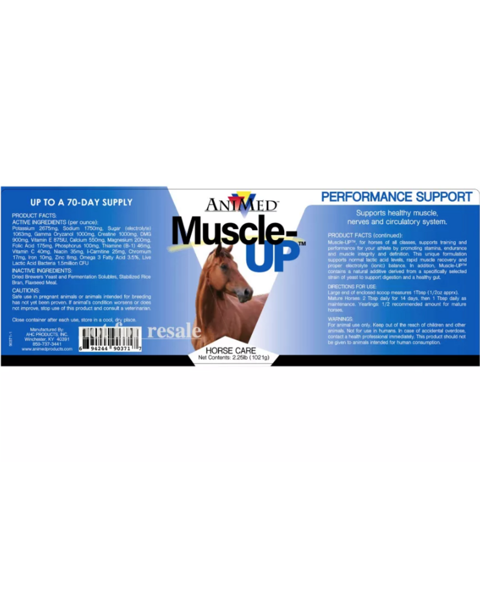 MUSCLE-UP PERFOMANCE SUPPORT 2.25LB