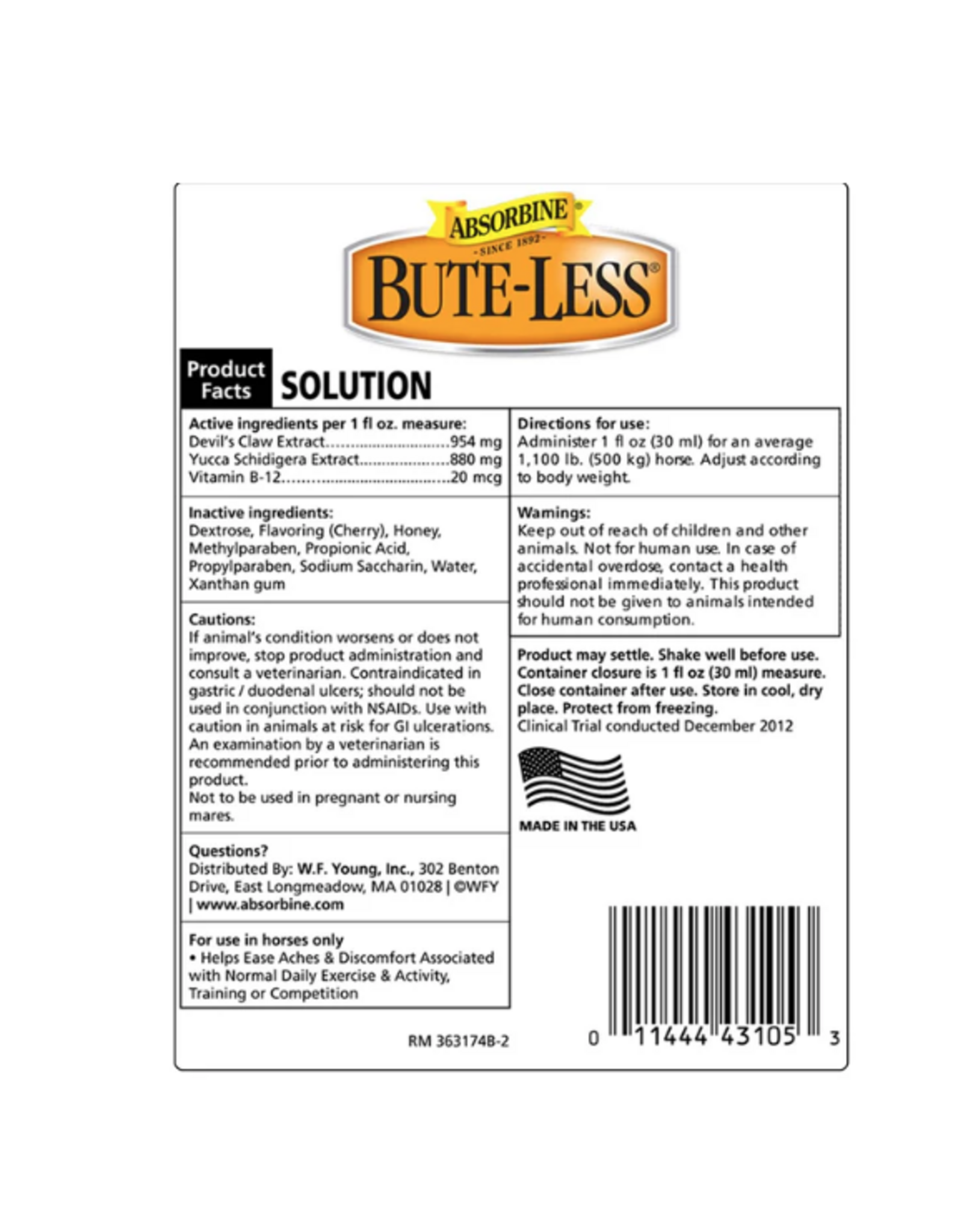 BUTE-LESS LIQUID 32 FL OZ