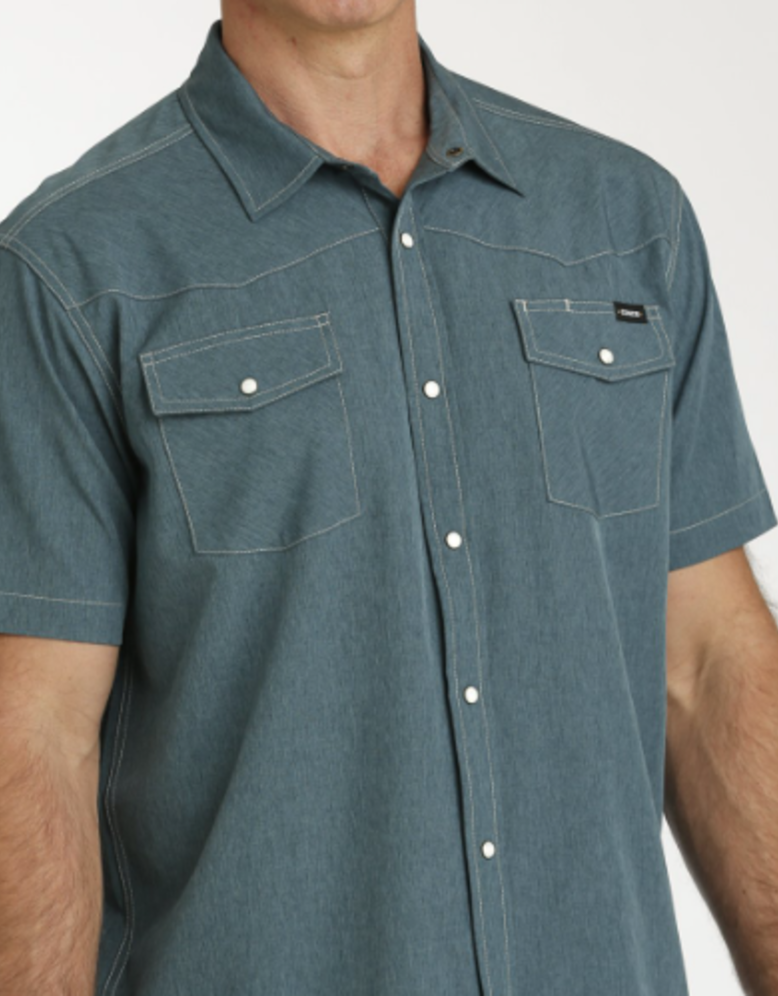 CINCH SHIRT MNS CINCH CAMP SHIRT BLUE