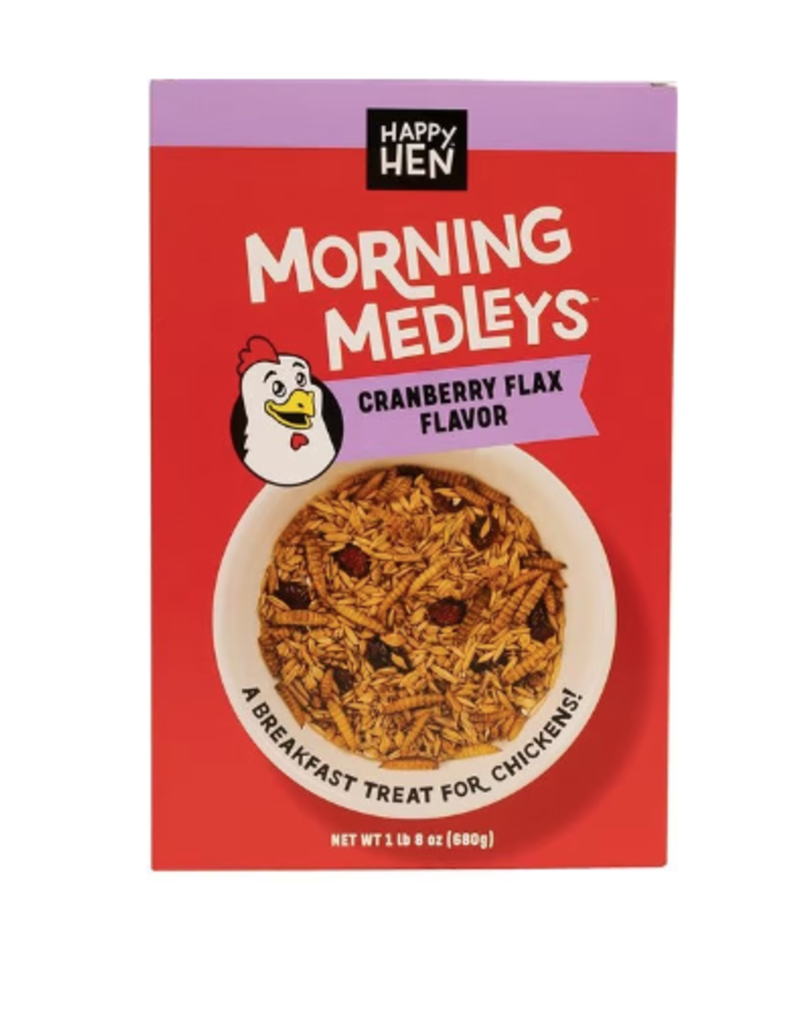 HAPPY HEN MORNING MELDEY CRANBERRY FLAX 24OZ