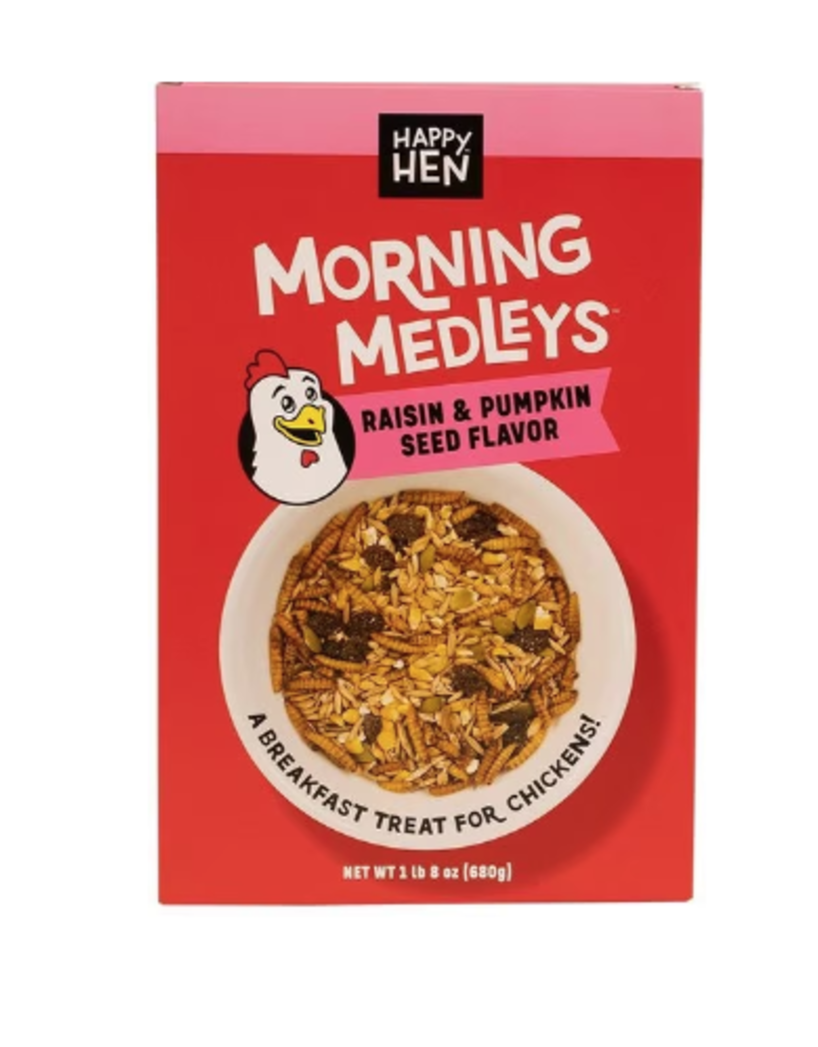 HAPPY HEN MORNING MEDLEY BLEND RAISIN & PUMPKIN SEED 24OZ