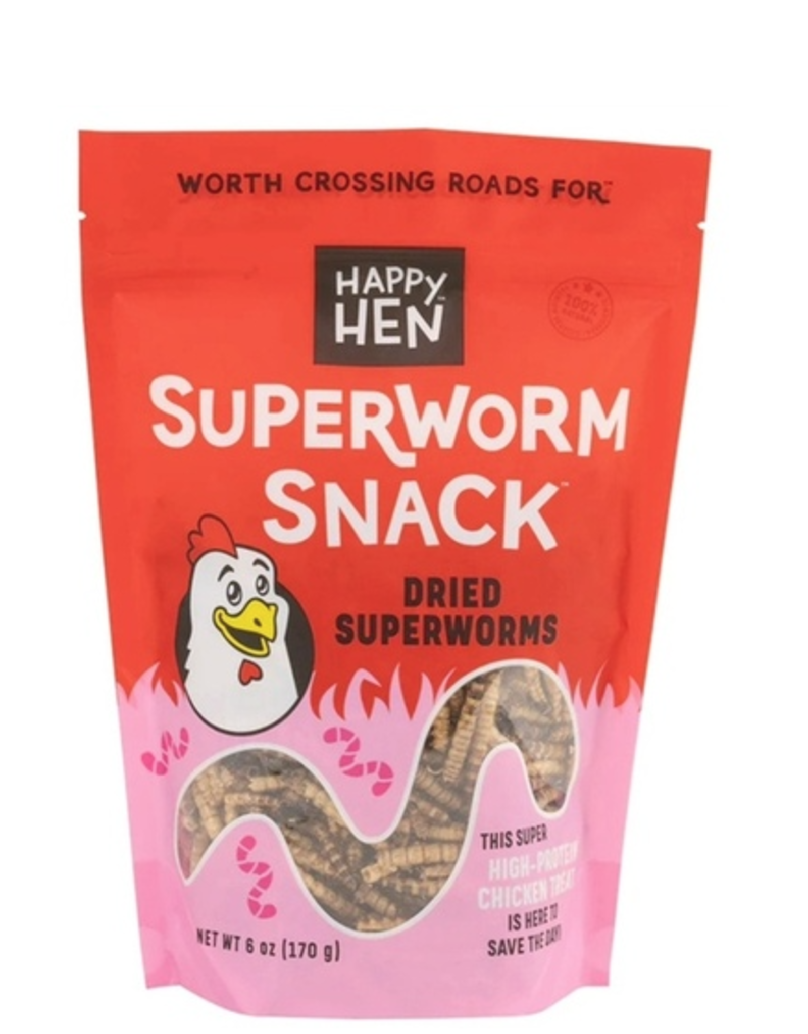 HAPPY HEN SUPERWORM SNACK 6OZ