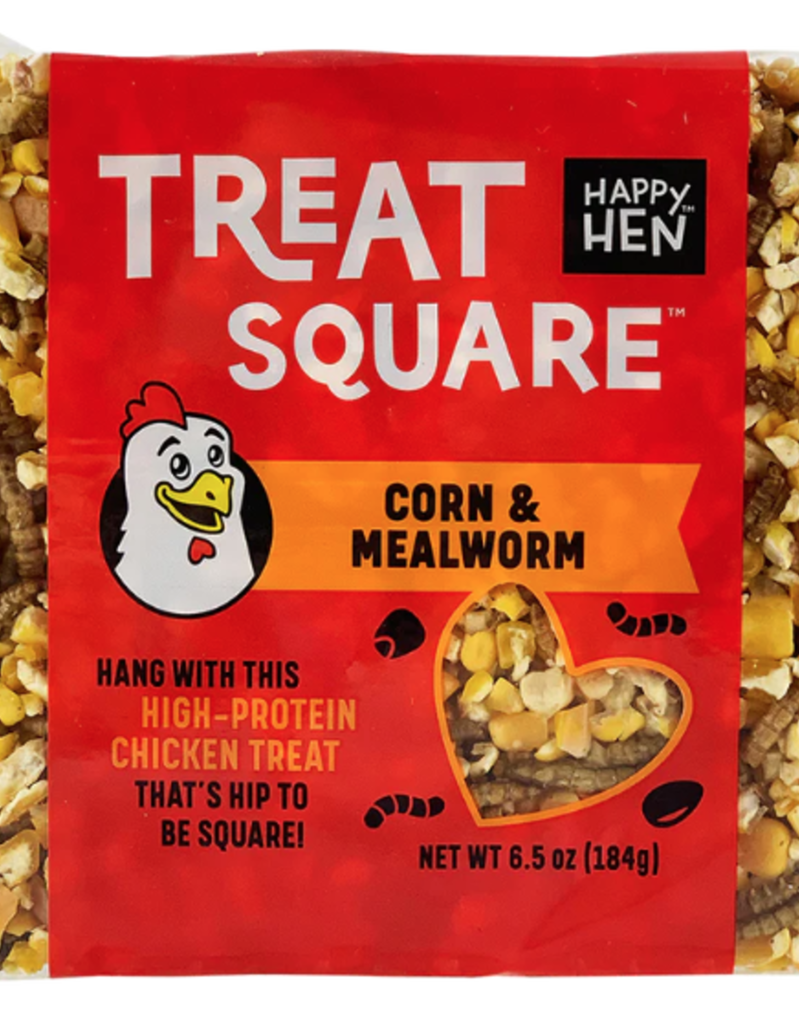 HAPPY HEN CORN & MEALWORM TREAT SQUARE
