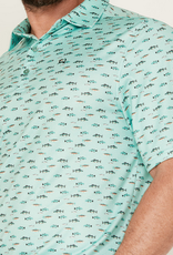 CINCH SHIRT MNS SS ARENAFLEX POLO FISH