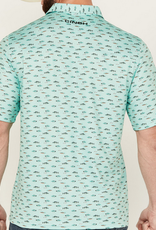 CINCH SHIRT MNS SS ARENAFLEX POLO FISH