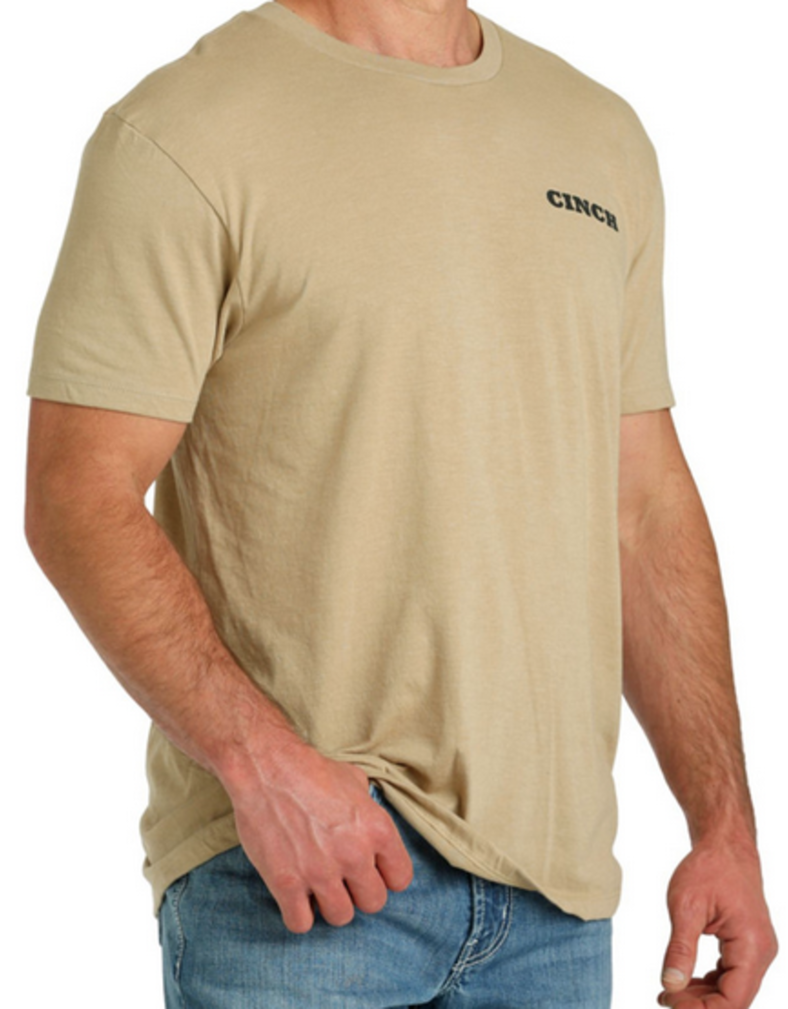 CINCH SHIRT MNS SS TEE "WATERING HOLE"
