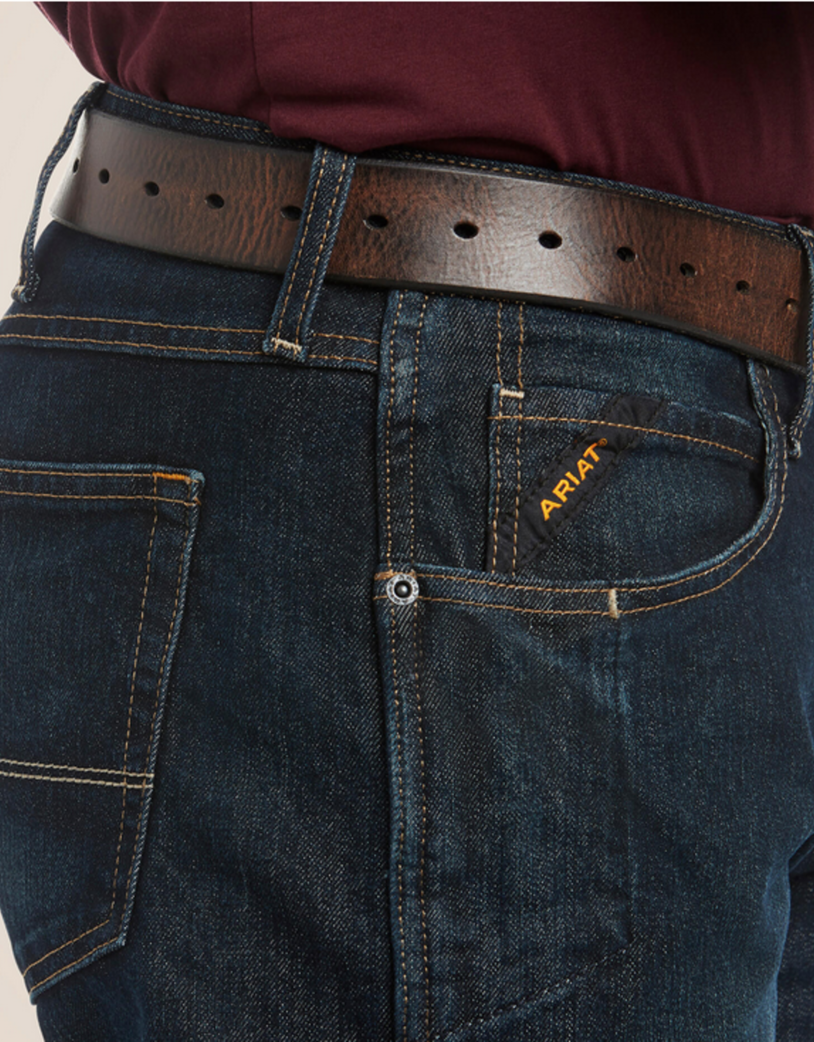 ARIAT JEANS REBAR M5 BLACKSTONE STRAIGHT LEG JEANS