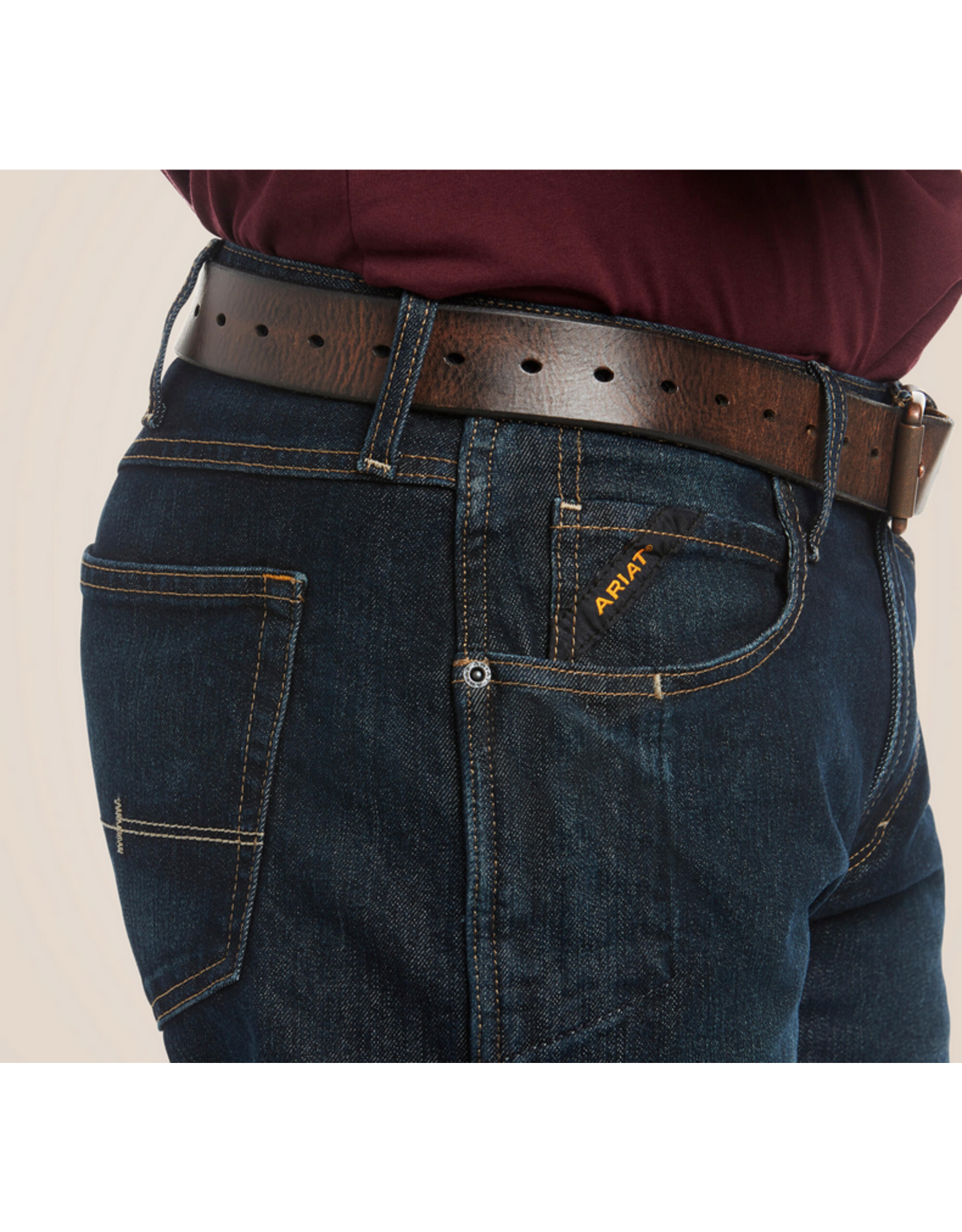 ARIAT JEANS REBAR M5 BLACKSTONE STRAIGHT LEG JEANS