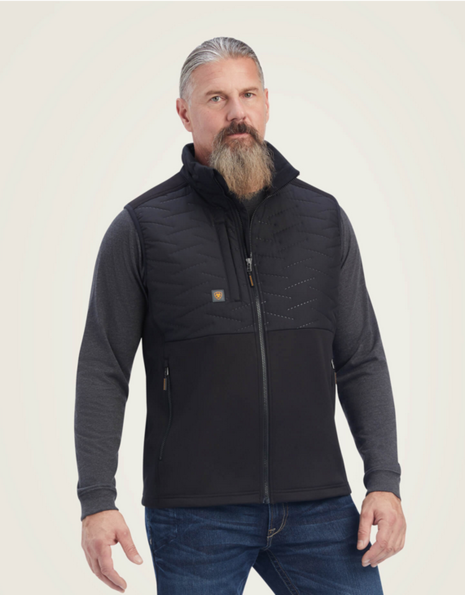 ARIAT VEST MNS ARIAT REBAR CLOUD 9 BLK