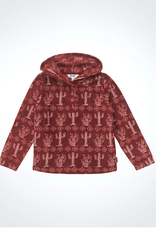JACKET GIRLS FLEECE CACTUS MAROON