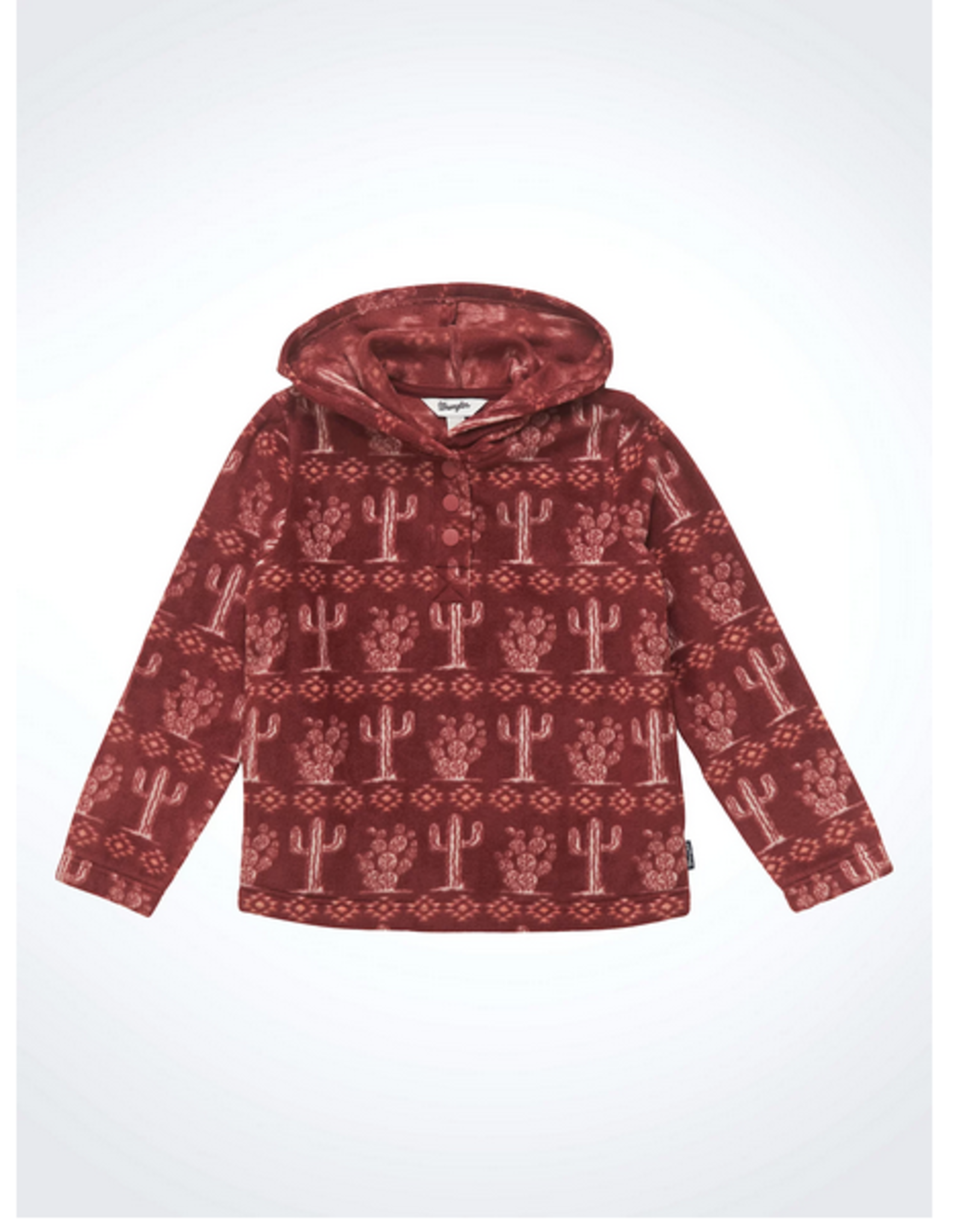 JACKET GIRLS FLEECE CACTUS MAROON