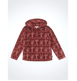 JACKET GIRLS FLEECE CACTUS MAROON