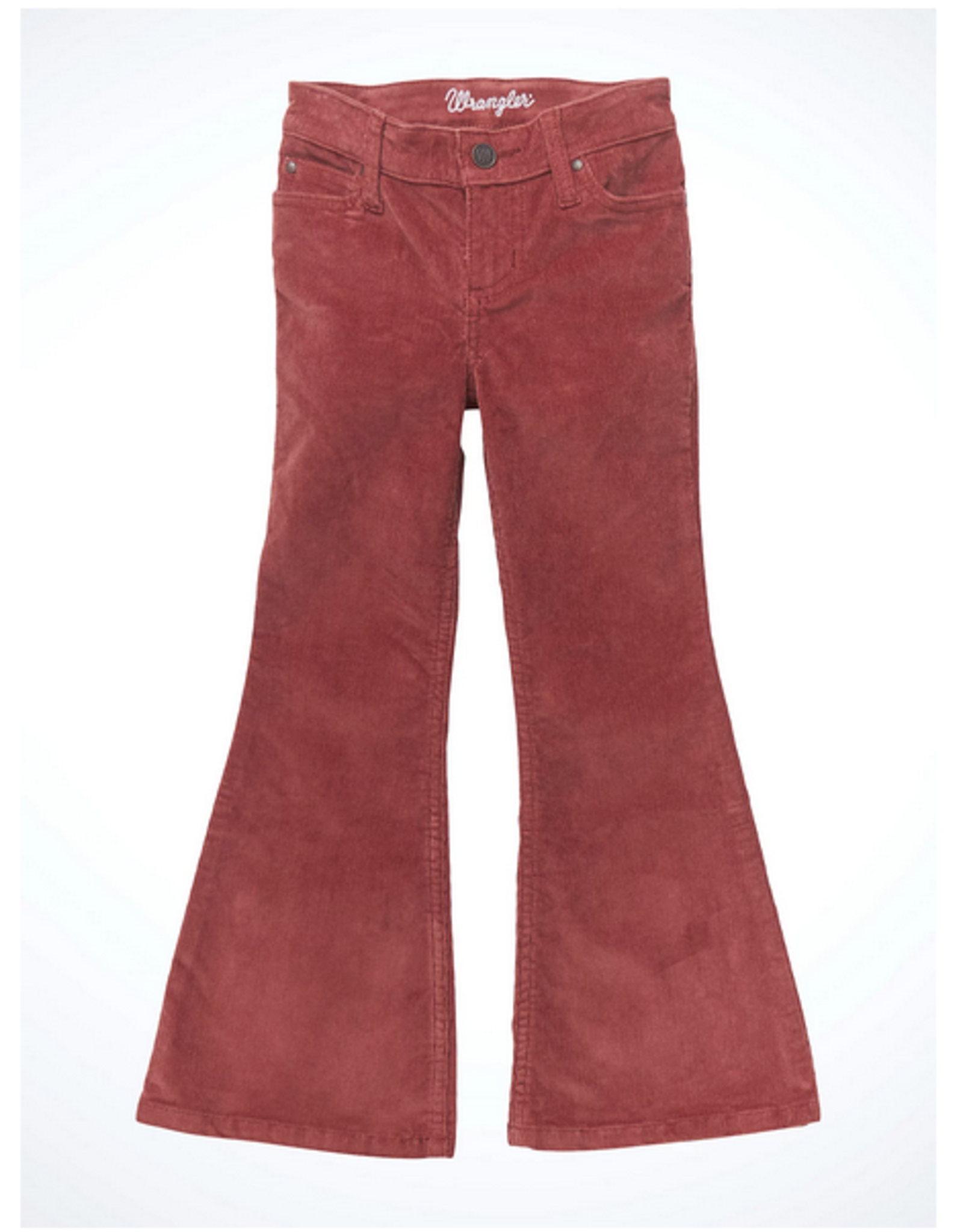 JEANS GIRLS WRANGLER FLARE CURDORY RED