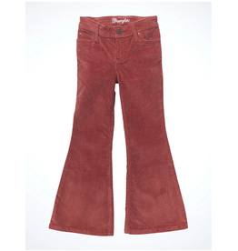 JEANS GIRLS WRANGLER FLARE CURDORY RED