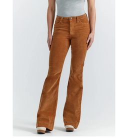 JEANS WMS WRANGLER CURDORY BROWN TROUSER