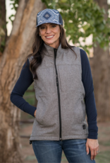 STS VEST WMS STS "WESTON" HEATHER GRAY