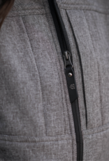 STS VEST WMS STS "WESTON" HEATHER GRAY