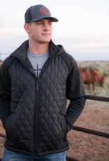 STS JACKET MNS STS HUNTER BLK W/ KNIT SLEEVE
