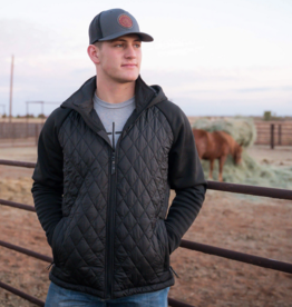 STS JACKET MNS STS HUNTER BLK W/ KNIT SLEEVE