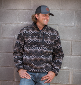 STS PULLOVER MNS STS WREN AZTEC BLACK