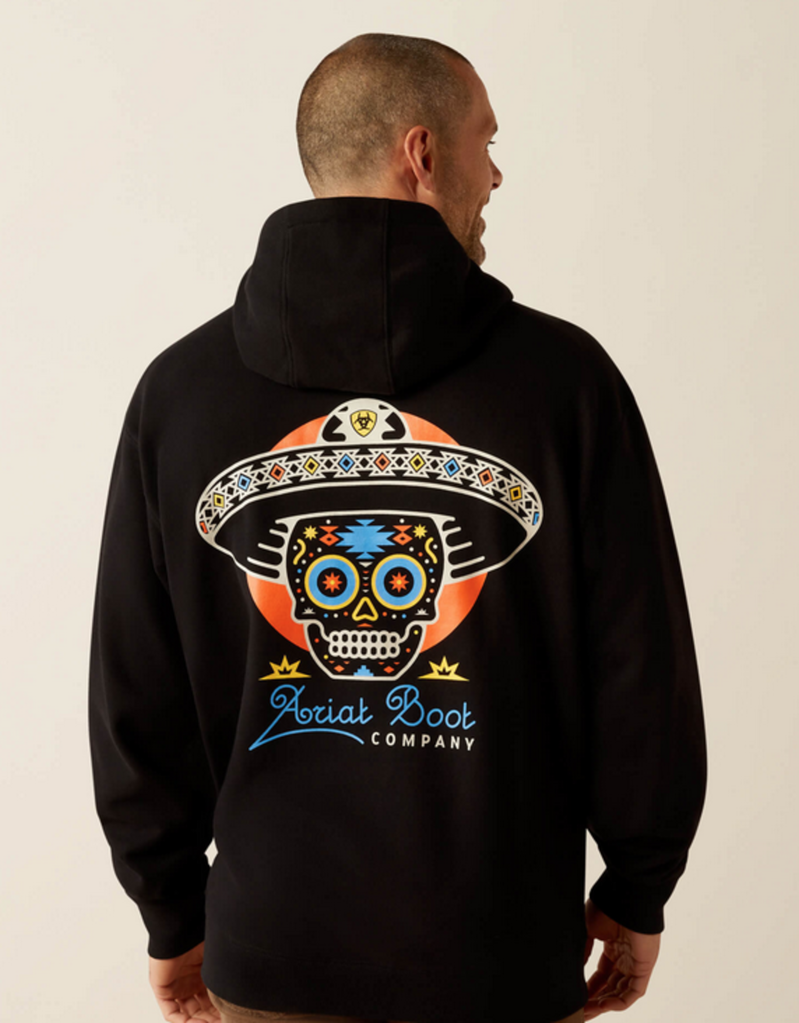 ARIAT HODDIE MNS ARIAT BLK SUGAR SKULL